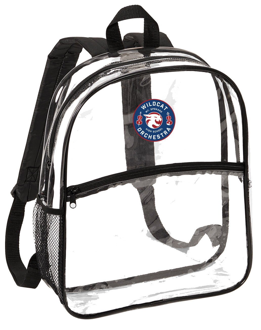 MSHS Orchestra Clear PVC Backpack